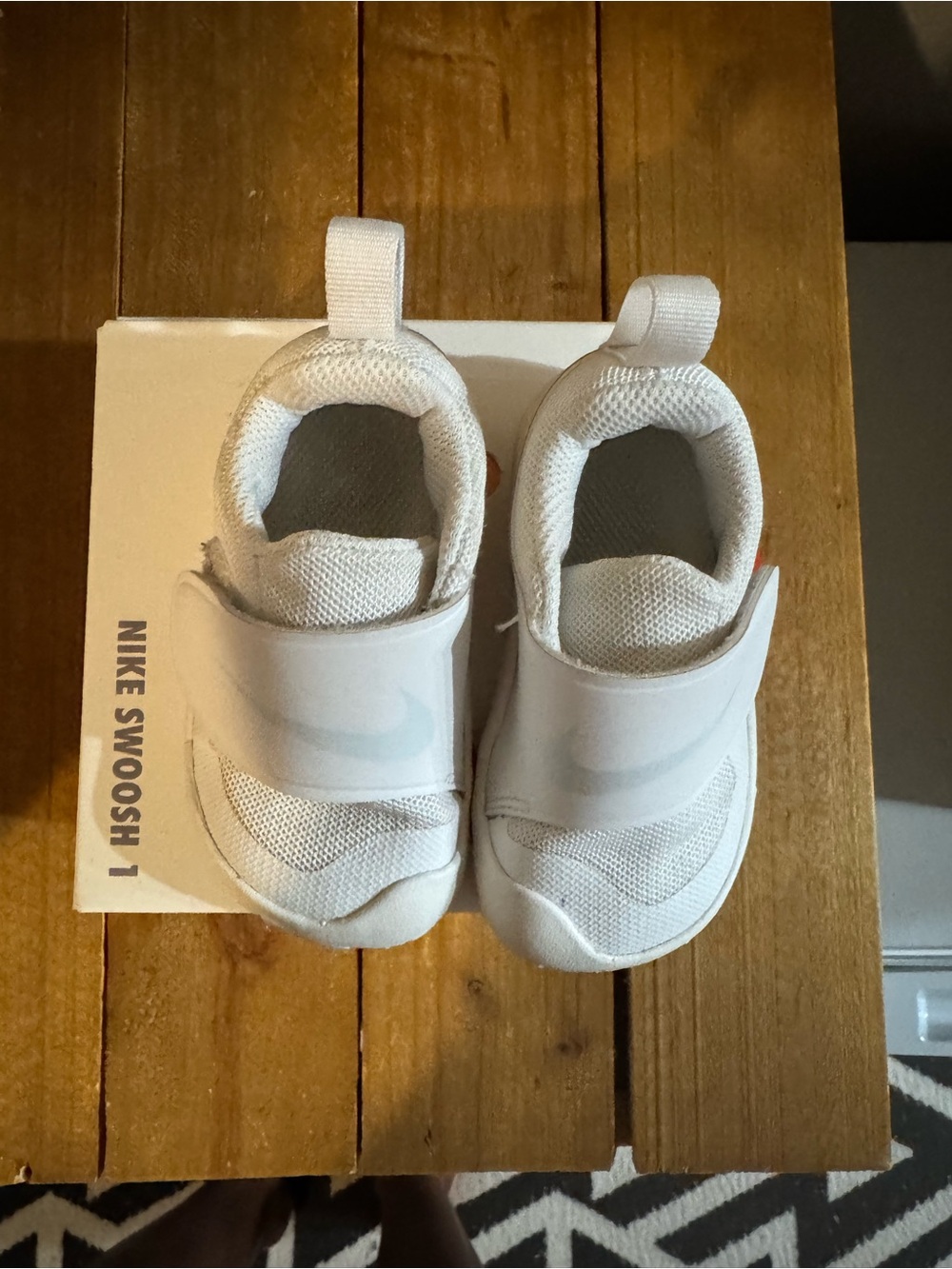 Nike Kids White Swoosh 1